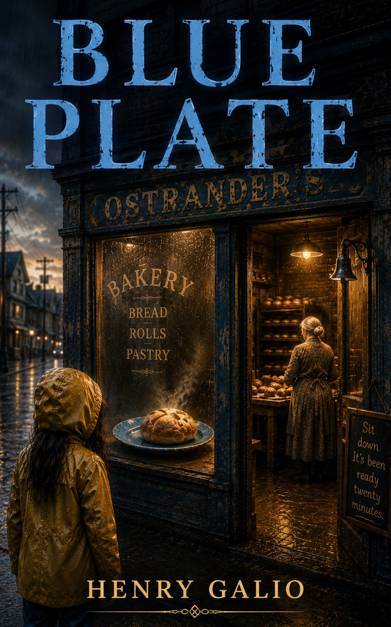 Cover of Blue Plate by Henry Galio